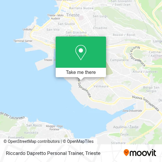 Riccardo Dapretto Personal Trainer map