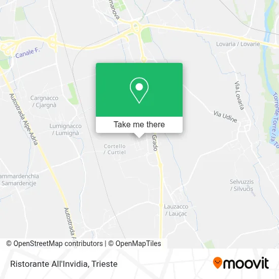 Ristorante All'Invidia map