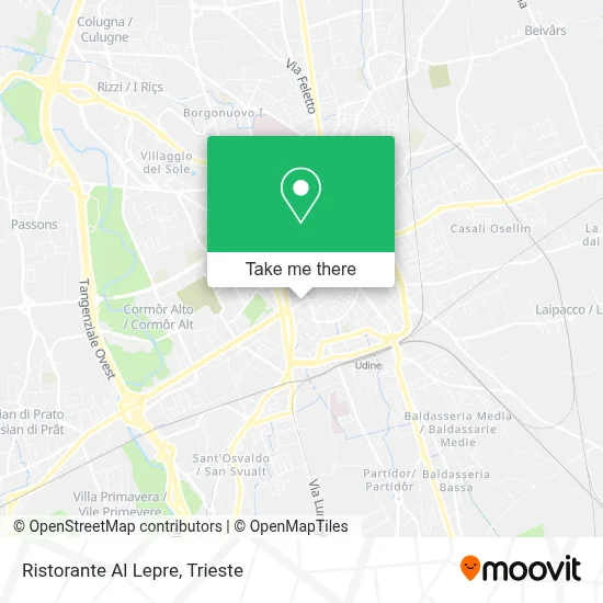 Ristorante Al Lepre map