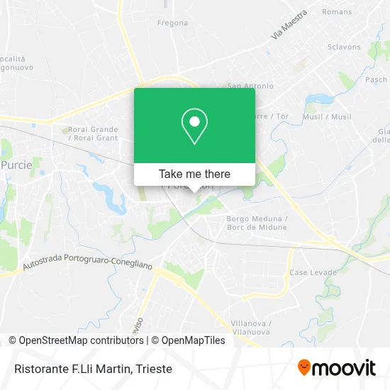 Ristorante F.Lli Martin map