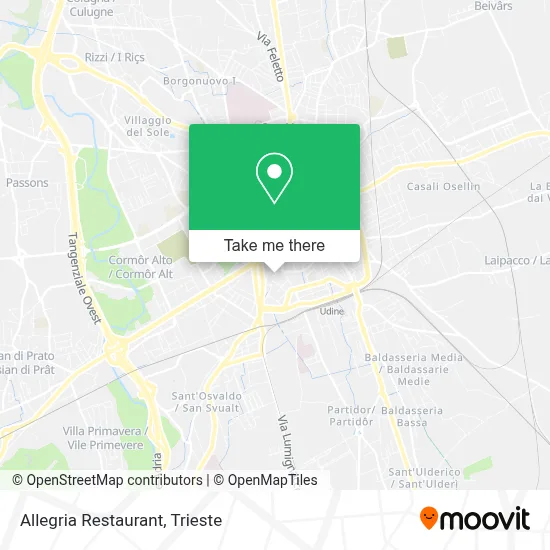 Allegria Restaurant map