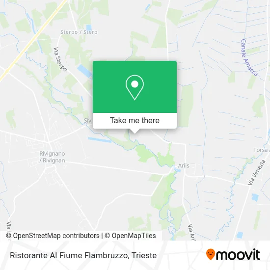 Ristorante Al Fiume Flambruzzo map