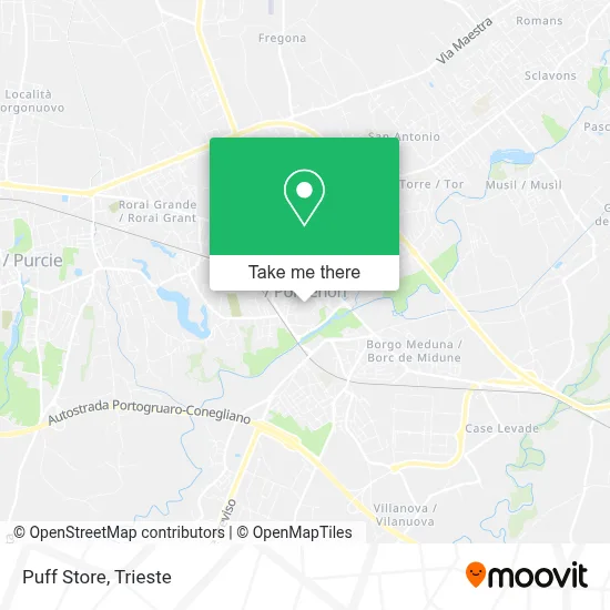 Puff Store map