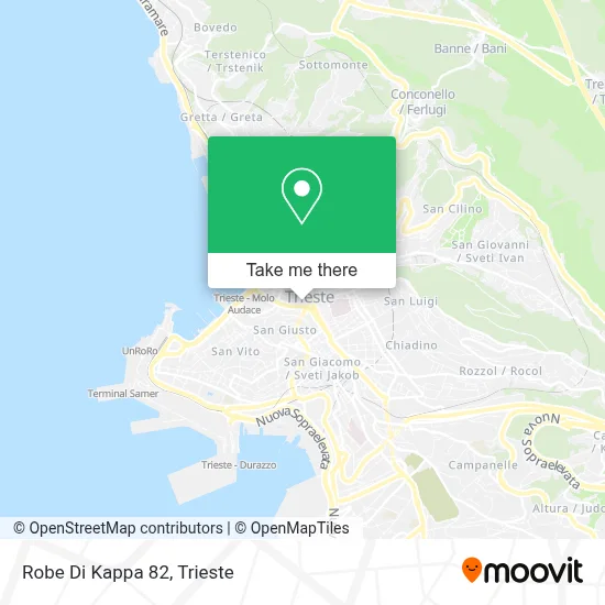 Robe Di Kappa 82 map
