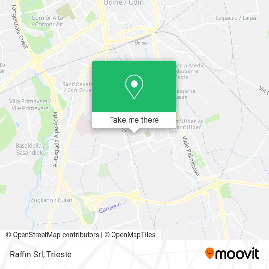 Raffin Srl map