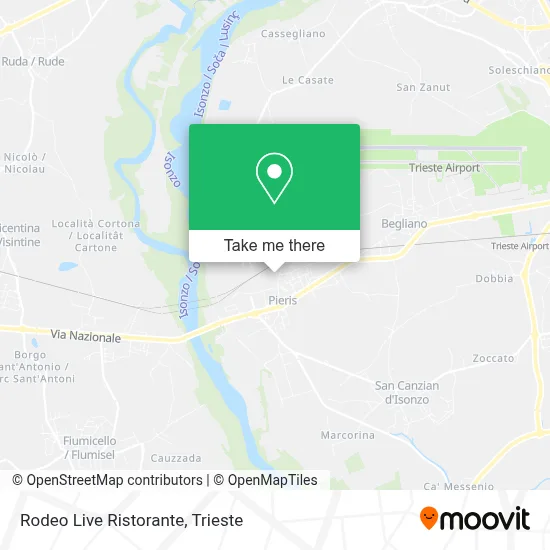 Rodeo Live Ristorante map