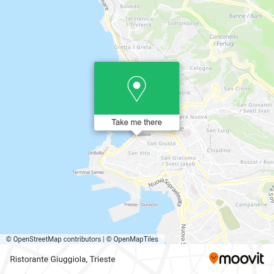 Ristorante Giuggiola map