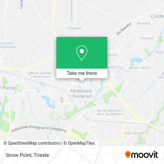 Snow Point map
