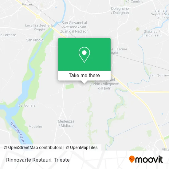 Rinnovarte Restauri map