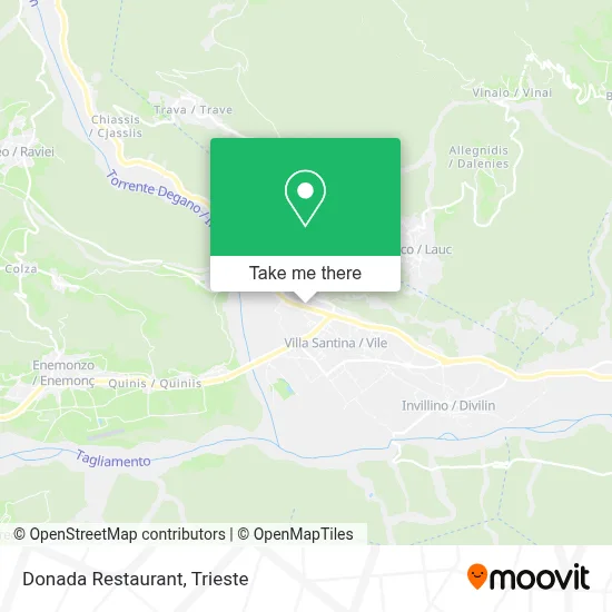 Donada Restaurant map