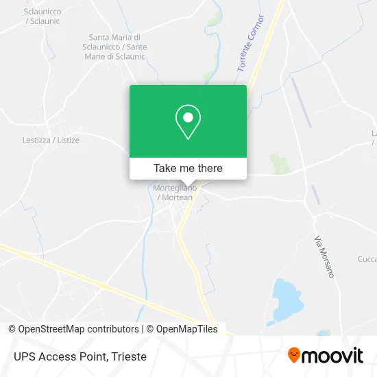 UPS Access Point map