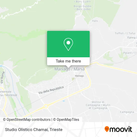 Studio Olistico Chamai map