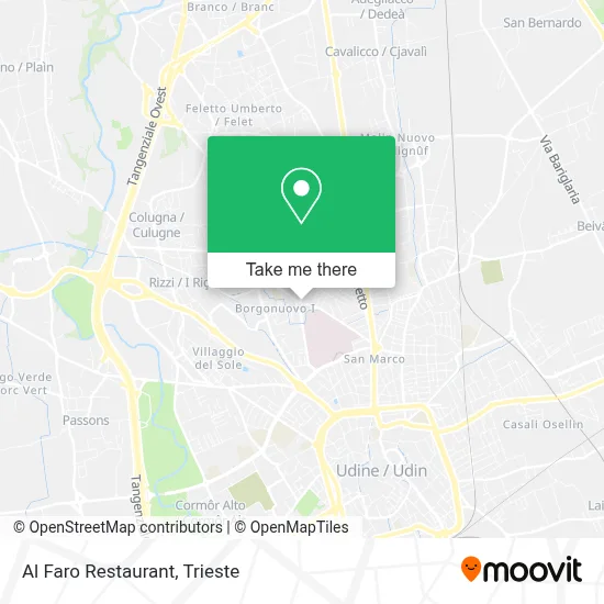 Al Faro Restaurant map