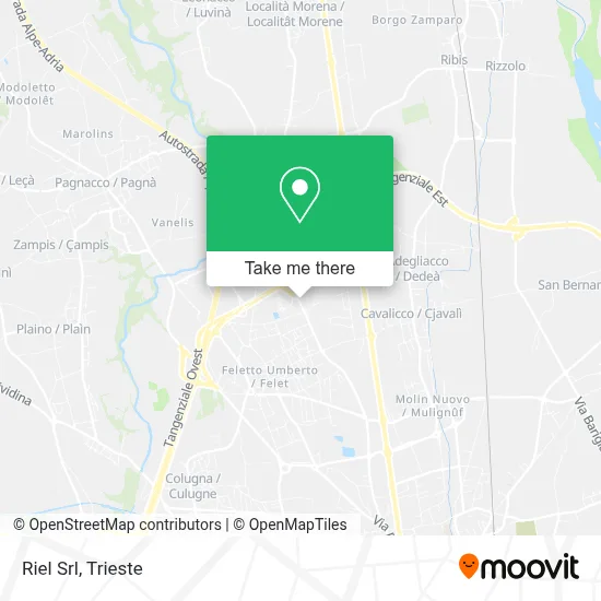 Riel Srl map