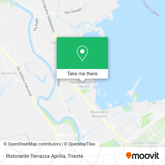 Ristorante Terrazza Aprilia map