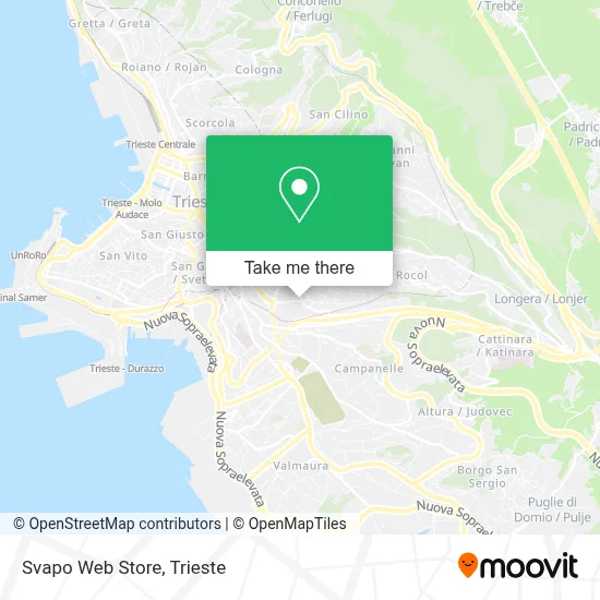 Svapo Web Store map