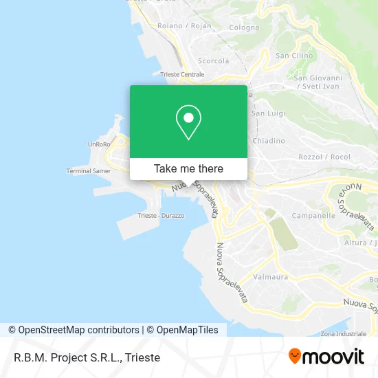 R.B.M. Project S.R.L. map