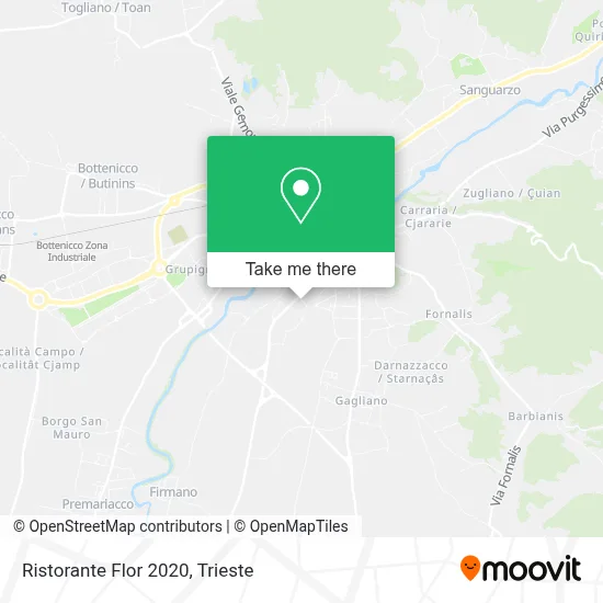 Ristorante Flor 2020 map