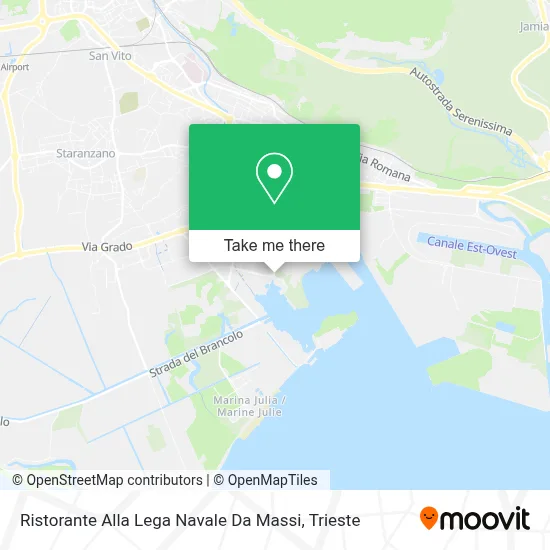 Ristorante Alla Lega Navale Da Massi map