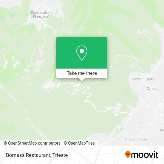 Bornass Restaurant map