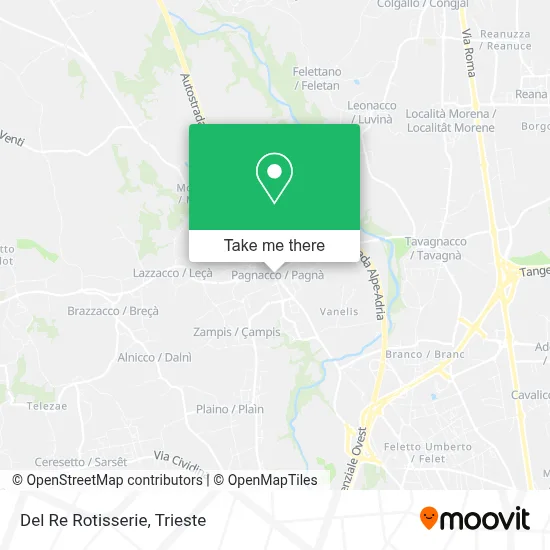 Del Re Rotisserie map