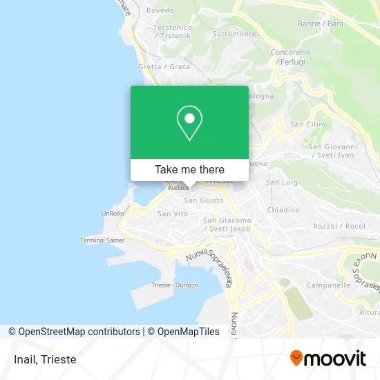 Inail map