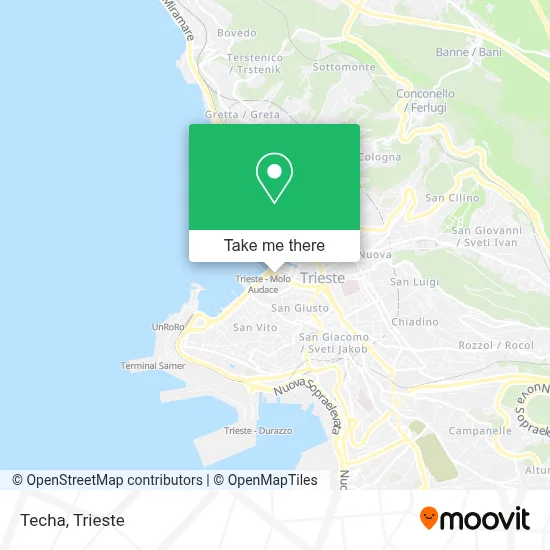 Techa map