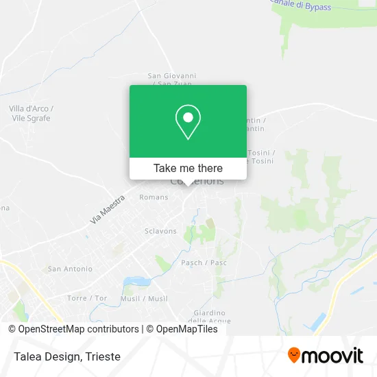 Talea Design map