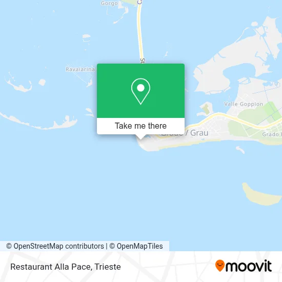 Restaurant Alla Pace map