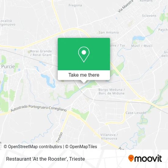 Restaurant 'At the Rooster' map