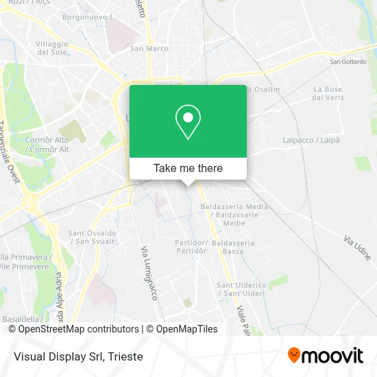 Visual Display Srl map
