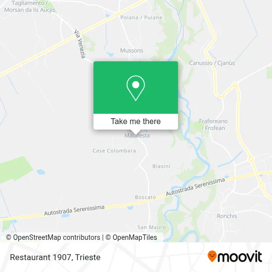 Restaurant 1907 map