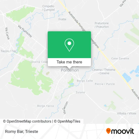 Romy Bar map