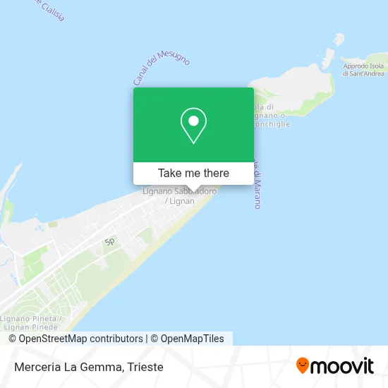 Merceria La Gemma map