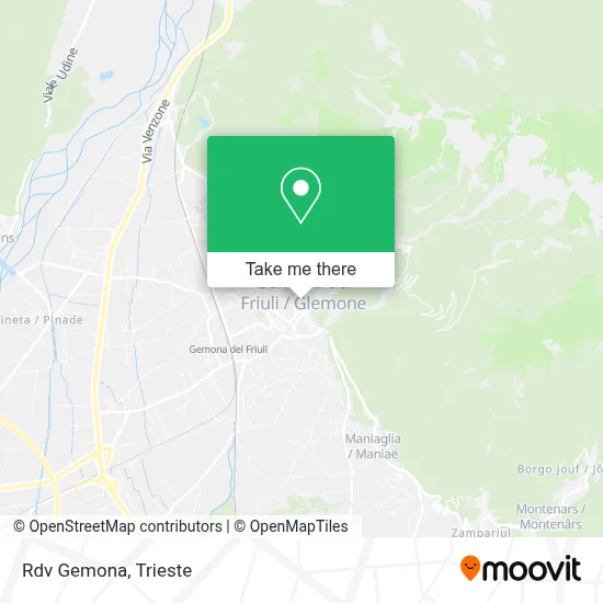 Rdv Gemona map