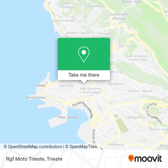 Rgf Moto Trieste map