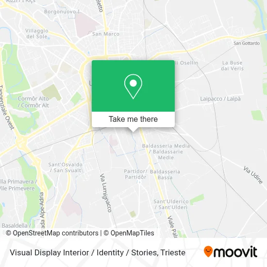 Visual Display Interior / Identity / Stories map