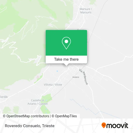 Roveredo Consuelo map