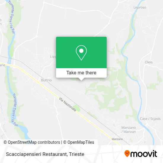 Scacciapensieri Restaurant map