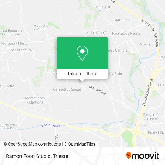Ramon Food Studio map
