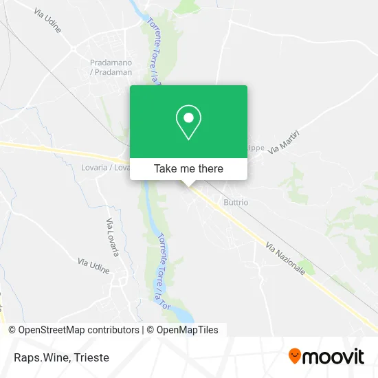 Raps.Wine map