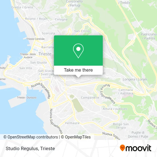 Studio Regulus map