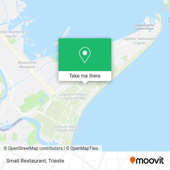 Small Restaurant map