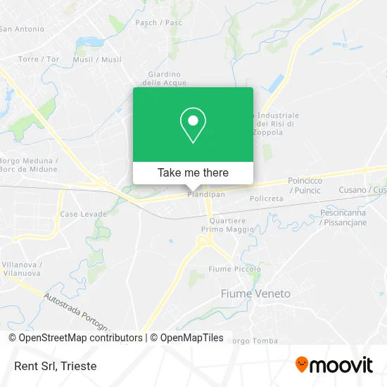 Rent Srl map