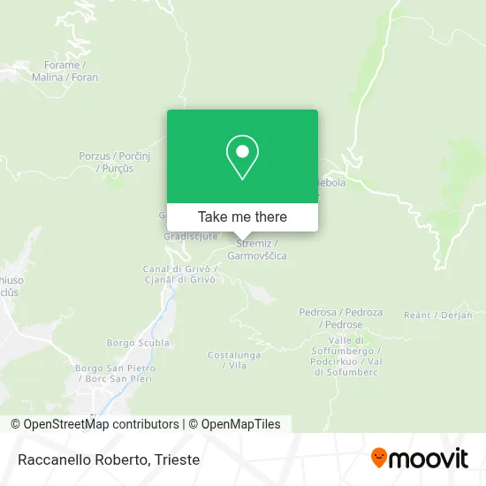 Raccanello Roberto map
