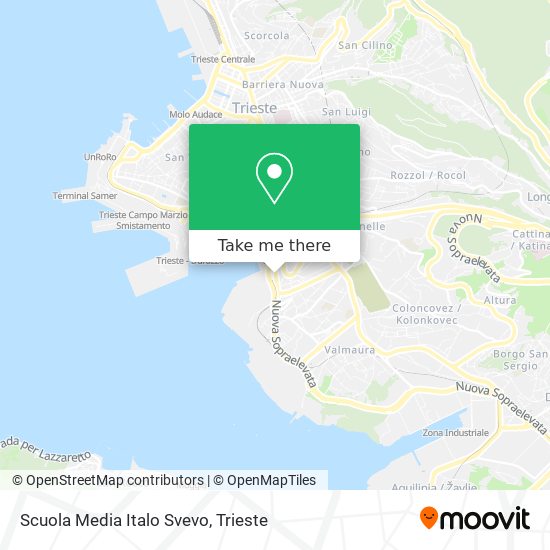 Scuola Media Italo Svevo map
