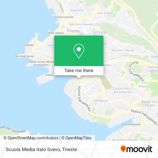 Scuola Media Italo Svevo map