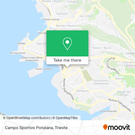 Campo Sportivo Ponziana map