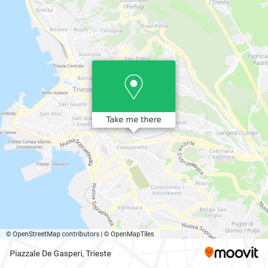 Piazzale De Gasperi map