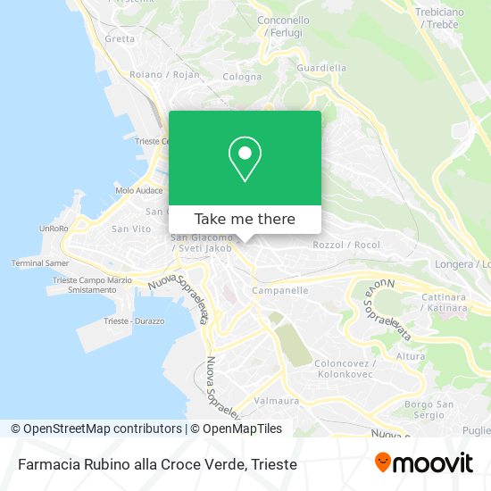 Farmacia Rubino alla Croce Verde map